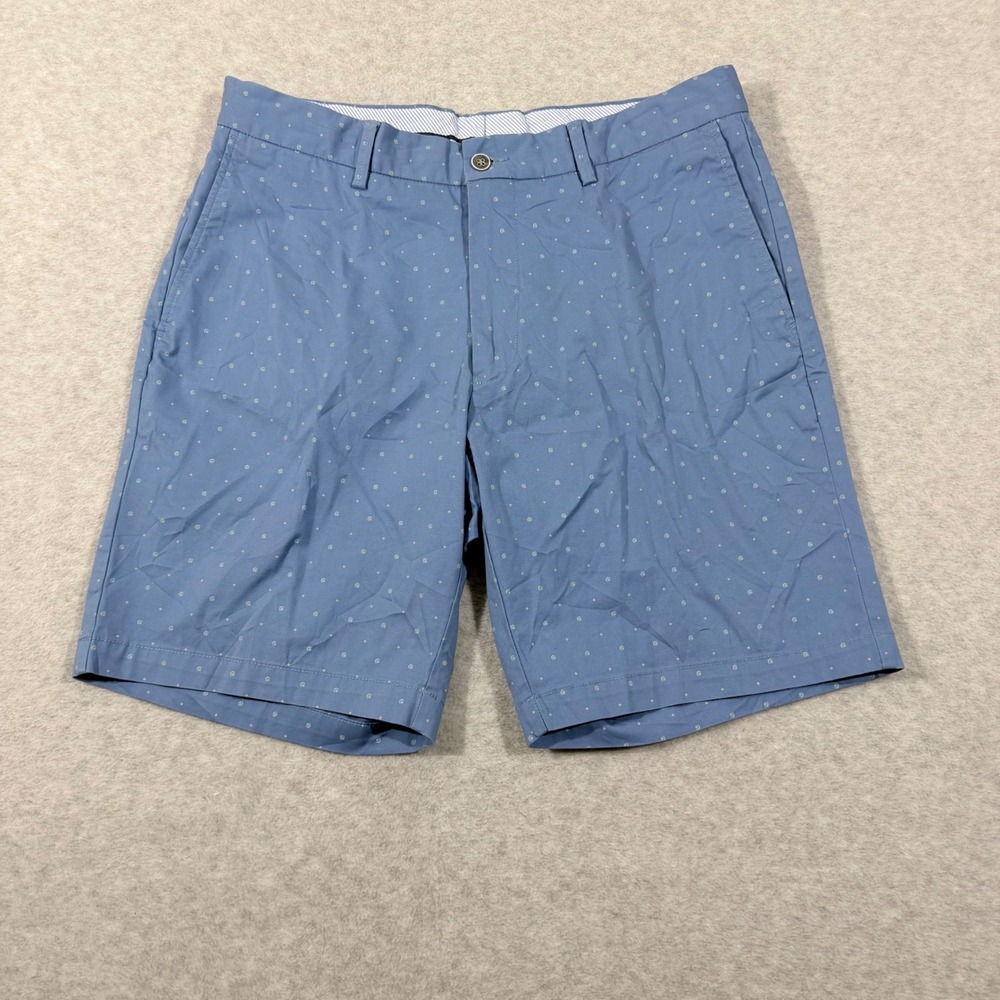 Peter Millar Shorts Mens 32 Blue  Moon Star Print Stretch‎ MS20B14